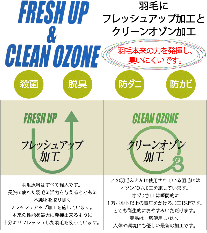 ホワイトダウン 羽毛ふとん